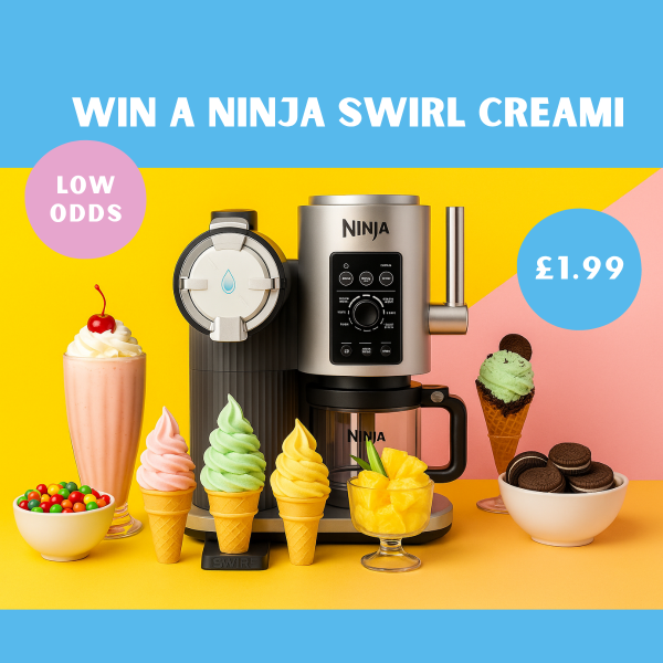 Ninja Swirl Creami Ice Cream Maker or £300 Cash Alternative
