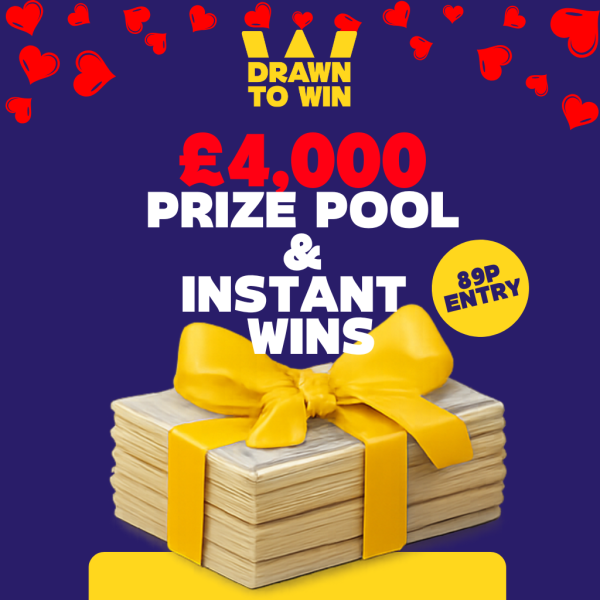 £4,000 Prize Pool - £300 End Prize & Instants