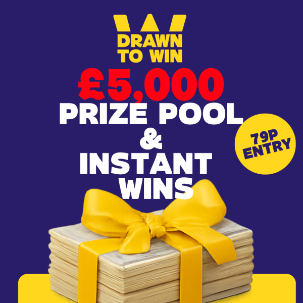 £5,000 Prize Pool - £250 End Prize, Plus Instant Wins!!